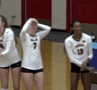 Celebration Dancing GIF by Brown Volleyball