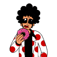 Pink Satisfying Sticker by Pepephone