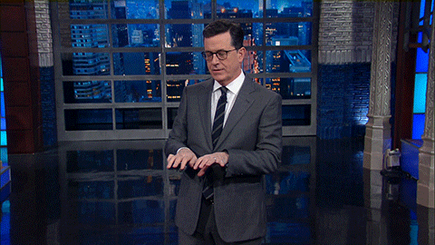 stephen colbert typing GIF by The Late Show With Stephen Colbert