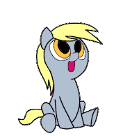 happy my little pony Sticker