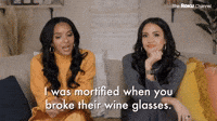Broke Their Wine Glasses
