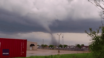 Destructive Tornado Forms Over Andover, Kansas