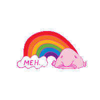 Sad Pink Sticker by Fin Pin Shop