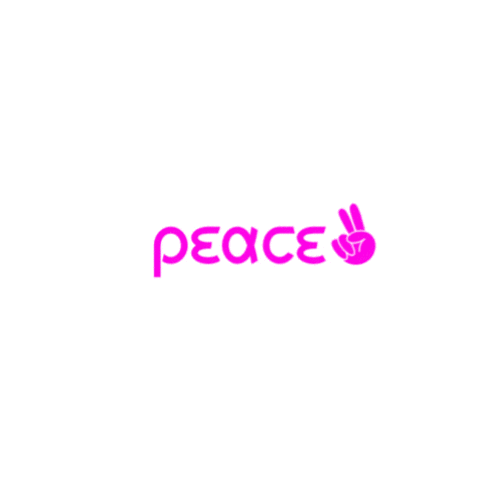Peace Sign Sticker by Kia J