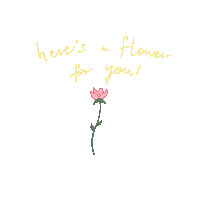 Flower Drawing Sticker by Anticlockwise