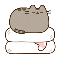 Cat Sleeping Sticker by Pusheen