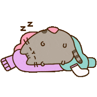 Sleep Chill Sticker by Pusheen