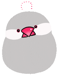 In Love Bird Sticker