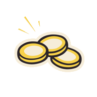 Magic Coins Sticker
