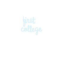 firstcollege college church wednesday first Sticker