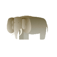 elephant jungle Sticker by WallDecaux