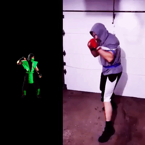 martial arts fighting GIF