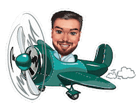 Fly Away Doctor Sticker by Oleg Shadskiy