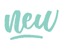 New Post Lettering Sticker