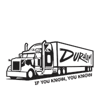 DurhamNC north carolina nc durham semi truck Sticker