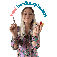 irisborduurt borduren iris borduurt borduurwinkel borduurplezier Sticker