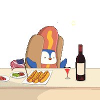 United States Usa Sticker by Pudgy Penguins