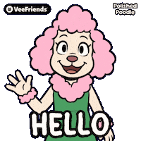 Dog Hello Sticker by VeeFriends