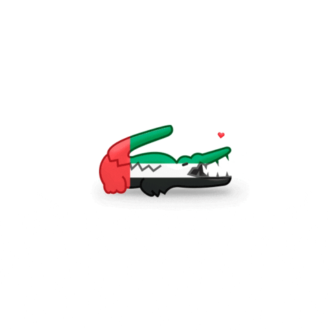 united arab emirates love GIF by LACOSTE