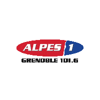 Alpes1 gap alpes radio alpes radio alpes 1 Sticker