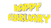 Happy February Sticker by OpticalArtInc.