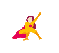 Food_Saver food hero superhero super hero Sticker