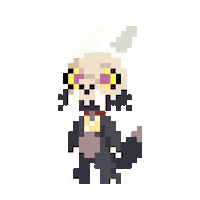 Ellimation pixelart king the owl house theowlhouse Sticker