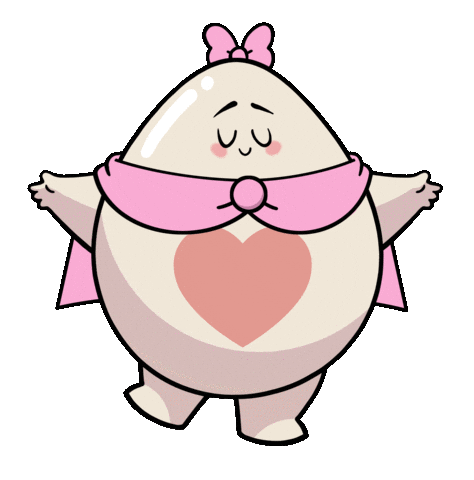 Iggytheegg happy spin egg iggy Sticker