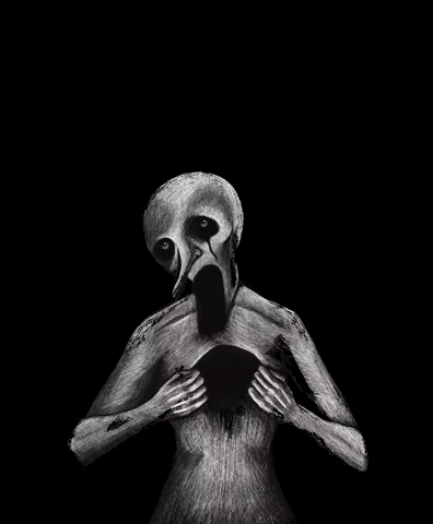 mansondii heart horror creepy spooky GIF