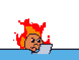 Angry Wake Up Sticker by Potatozzz by 9GAG