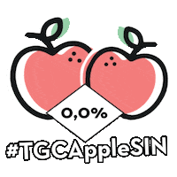 Apple Vegan Sticker by The Good Cider
