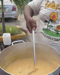 Steaming Breakfast Time GIF