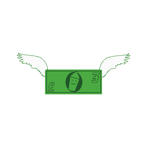 GlenshireMarketing giphyupload flying money skwishee Sticker