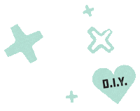 Do It Yourself Heart Sticker by Anders Ruff Workshop