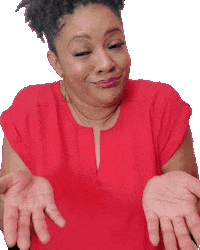 Idc Idk Sticker by Kiaundra Jackson