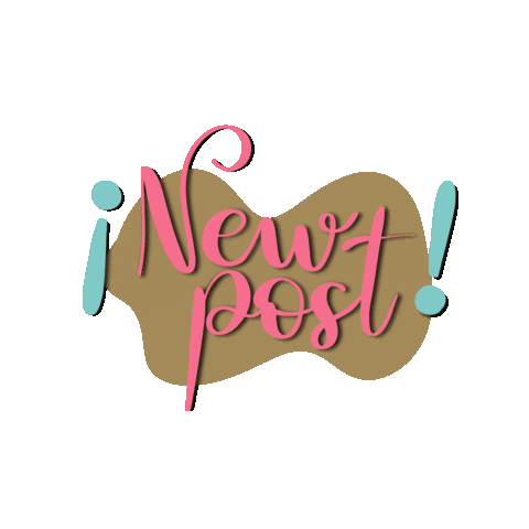 New Post Lettering Sticker