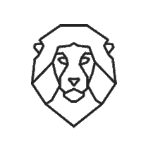 Lion Luisalion Sticker by Katherine Acosta