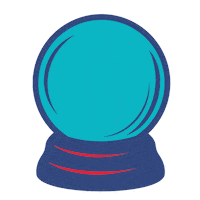 Give Crystal Ball Sticker by GivingTuesday