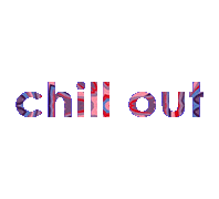 Vibing Chill Out Sticker