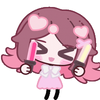 Cheering Ena Sticker
