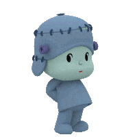 Trick Or Treat Halloween Sticker by Pocoyo