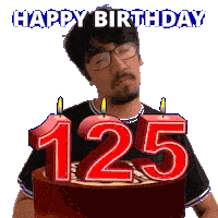 Happy 125 Sticker