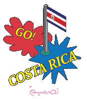 Costa Rica Football Sticker by Tasmeem