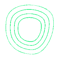 Earth Rings Sticker by VITO