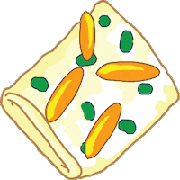 neopetsofficial neopets omelette neopets omelette carrot and pea omelette Sticker