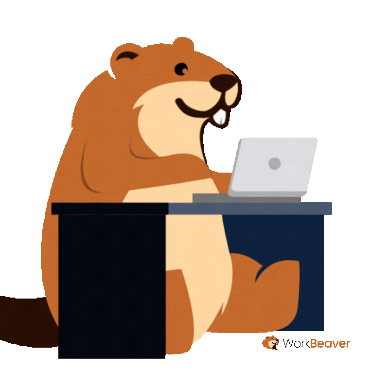 Working Leave Me Alone Sticker by WorkBeaver