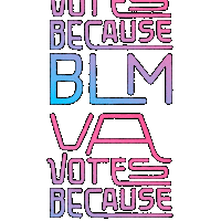 Voting Black Lives Matter Sticker by Creative Courage