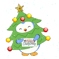 Merry Christmas Fun Sticker by Pudgy Penguins