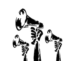 bpm megaphone Sticker by Big Picture Media