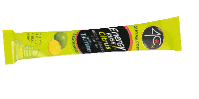 4cfoods caffeine Energy drink citrus sugar free Sticker